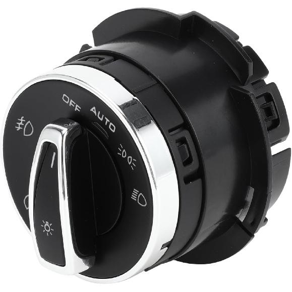 Headlight Switch No.95861353305 Fog Light Control Switch for Porsche Cayenne 2011-2016 for Porsche Macan 2015-2018 Plastic Black