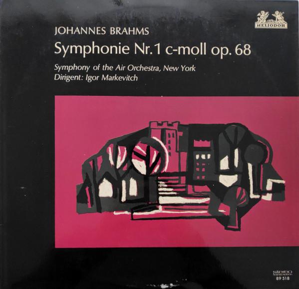 

LP Record JOHANNES BRAHMS IGOR MARKEVITCH Symphonie Nr. 1 cmoll op. 68 89518 Heliodor Germany Classical Used