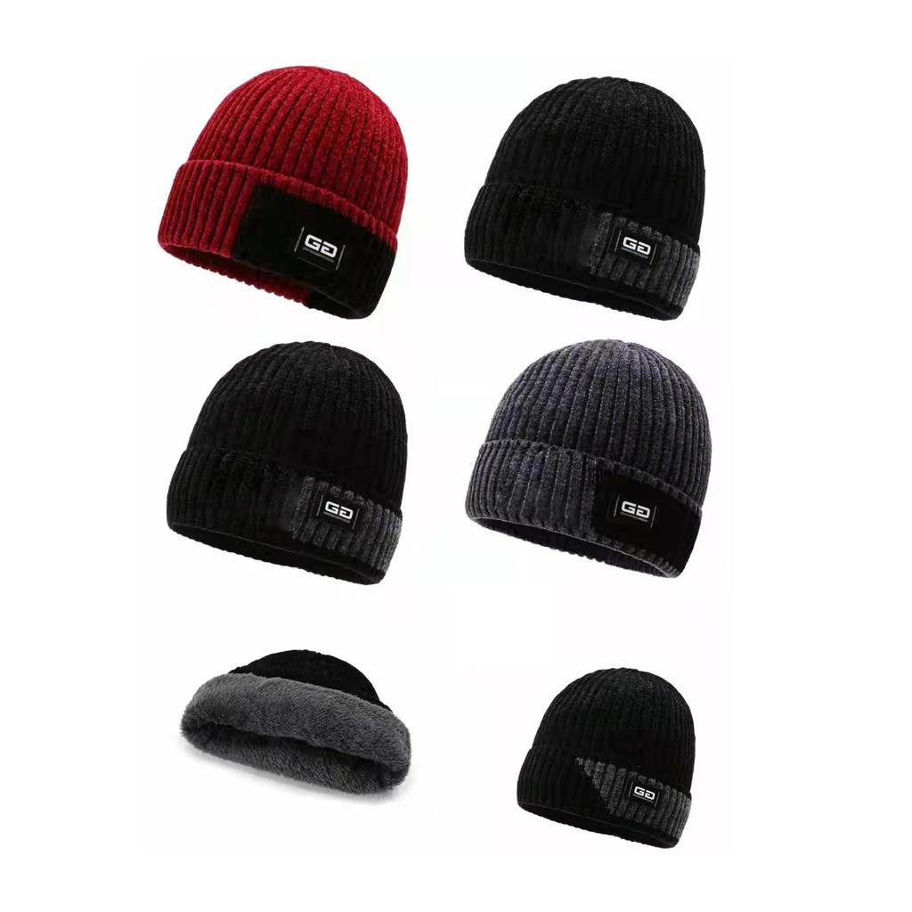 New Winter Cold Cotton Outdoor Ear Protection Fashion Chenille Warm Beanies Knitted Hat for Women and Men