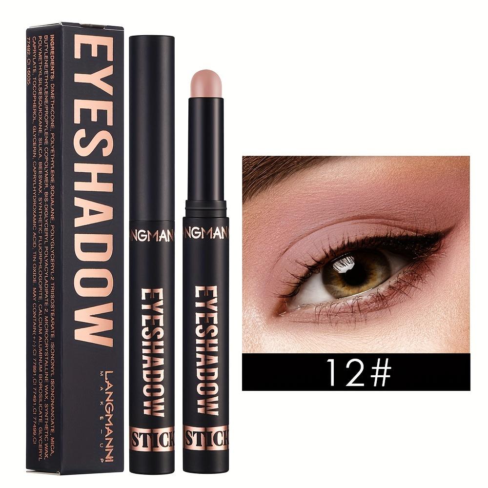 8-Color Eye Shadow Stick Long-Lasting Waterproof Cream To Powder Shimmer Glitter Eyeshadow Pigmentation Makeup Eyeshadow Pencil for Music Festival