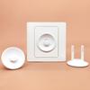 Pack of 10pcs European Safe Child Outlet Protector Shock Prevention Wall Socket Cover for Toddler Safety Home White