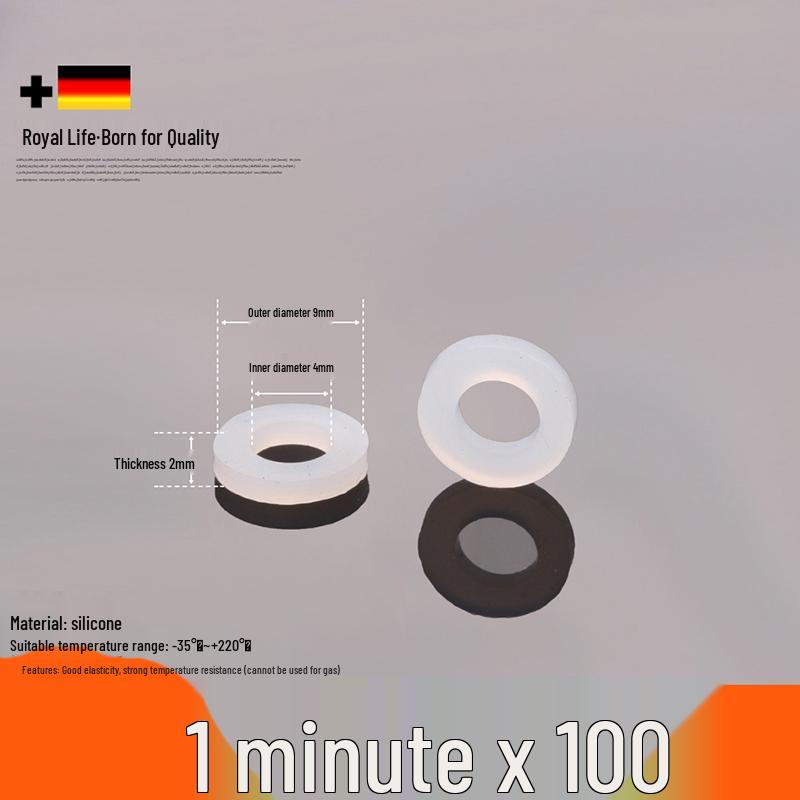 1-Inch Silicone Rubber Washer for Water Pipes and Meters