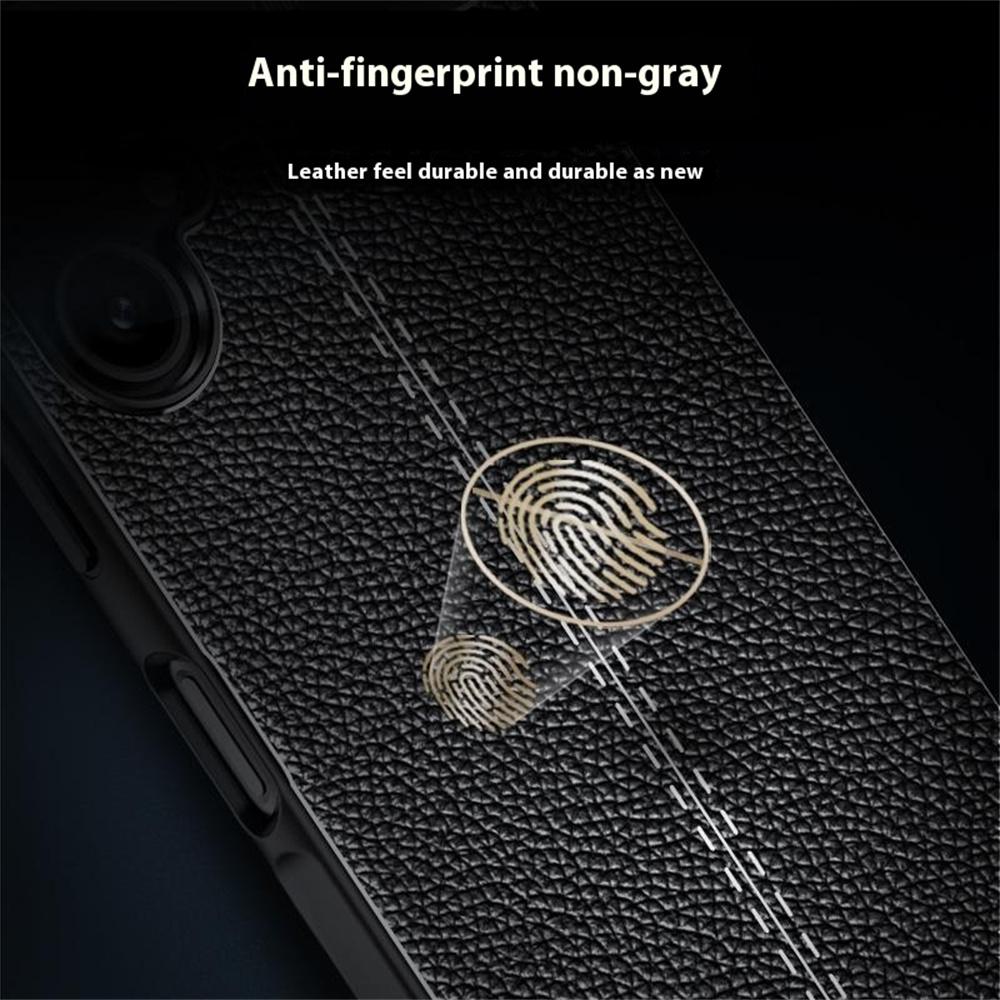 

For Samsung Galaxy A06 4G Case Litchi Texture TPU Flexible Phone Cover,Black A