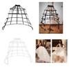 Adjustable Waist Bridal Skirt Hoop Cage Petticoat Steel Ring for Flower Girl Prom and Theatre Use