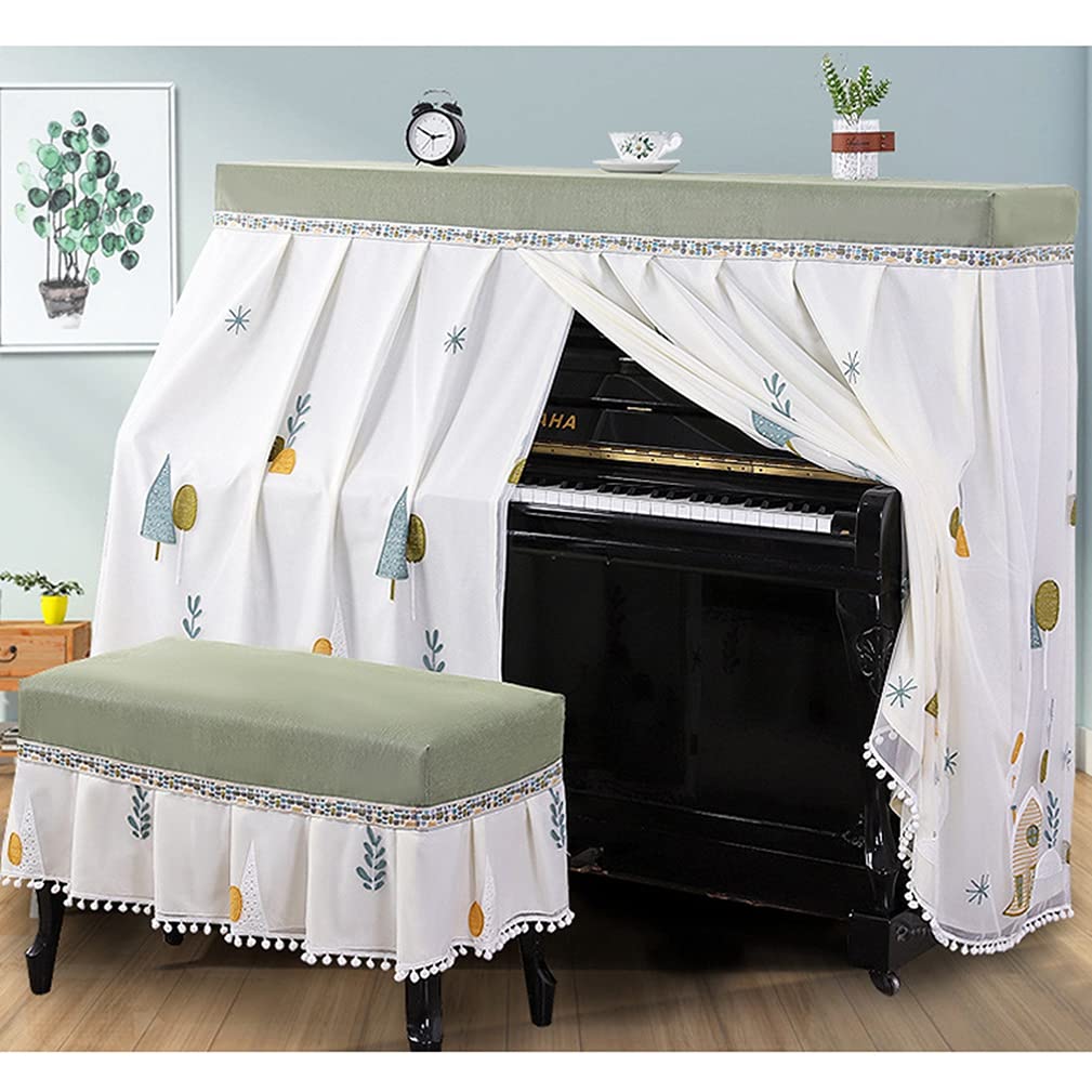 Pokrowiec na pianino standardowe pionowe Uroczy królik Pełny miś Pokrowiec na pianino Drzewo - Design, Pokrowiec, Wysokiej jakości design, Stylowy, Popularny, Jasny,