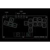 Haute42- COSMOX Mini Stickless Arcade Controller Fightstick Hitbox for PC /Ps3/ Ps4 /Switch arcade joystick fight sticks ps4