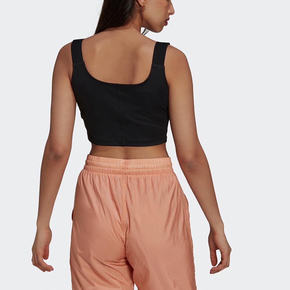 Adidas Originals Adicolor Corset Top Casual Breathable Yoga Fitness Vest Women tops Black H43938