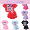 Kpop Demon Hunters Pattern Childrens Short Sleeve Short Pants Parent Child Pajama Set For Kids And Adults