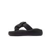 Augustine Black Slippers Summer Wear 2025 New Casual Platform Sandals Sports with Skirt Beach Shoes