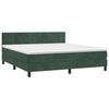 VidaXL Sommier à Lattes de Lit avec Matelas et LED, Lit Rembourré, Lit Double, Lit Adulte de Chambre à Coucher Intérieur, 3134420