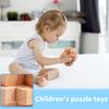 Children's Educational Gift Set: Mortise And Tenon Kongming Lock, Luban Lock, Complete Wooden Set