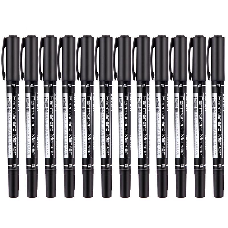 Deli Double-Head Oil-Based Marker Pen