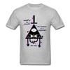 Damen T-Shirt Illusion Gravity Fall T-Shirt Illuminati T-Shirt Frauen Sommer Übergröße Baumwollkleidung Geometrisches Muster Lustig