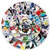 50 Japanese Anime Character Stickers: Cool Designs for Suitcases & Notebooks