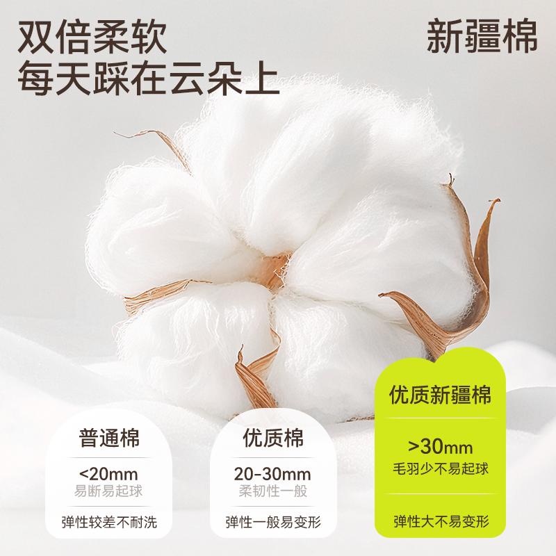 Children's Socks, Girls' Autumn Xinjiang Long Staple Cotton Calf Socks, Girls' Spring and Autumn Thin Long Socks, Sports High Tube Cotton Socks