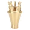 Copper Water Fountain Nozzle Direct Spraying Universal Adjust Pool Sprinkler Head for Garden G1