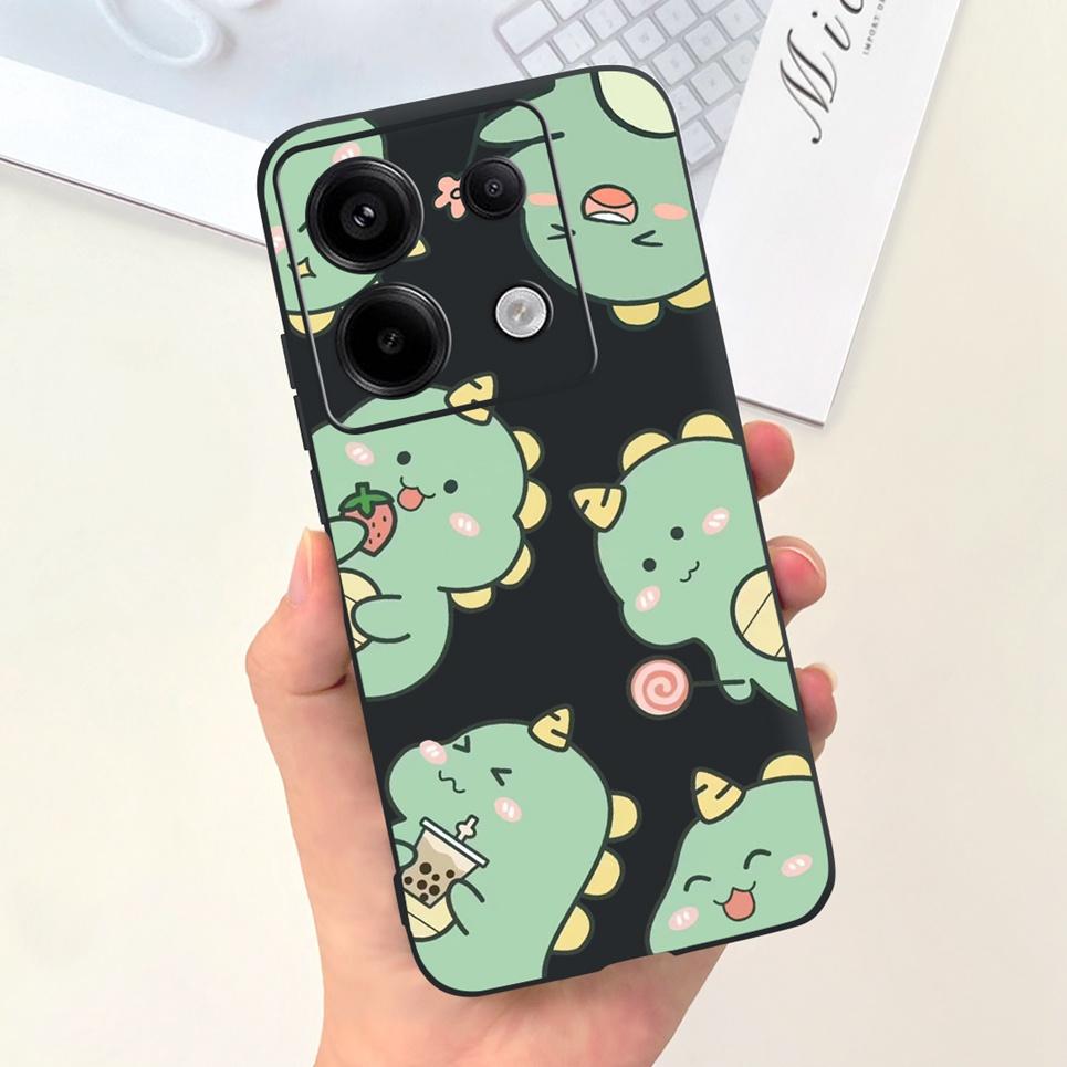 For Xiaomi Poco X6 Pro 5G Phone Case Xiaomi Poco M6 Pro 4G Back Cover Cartoon Cool Style Child's Coque Funda Soft Silicone TPU