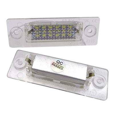 Valstybinio numerio lempa Automobilio valstybinio numerio apšvietimas 18 LED Super Bright Be klaidų VW Touran Golf Caddy Jetta MK5 T5 Passat Cimousint