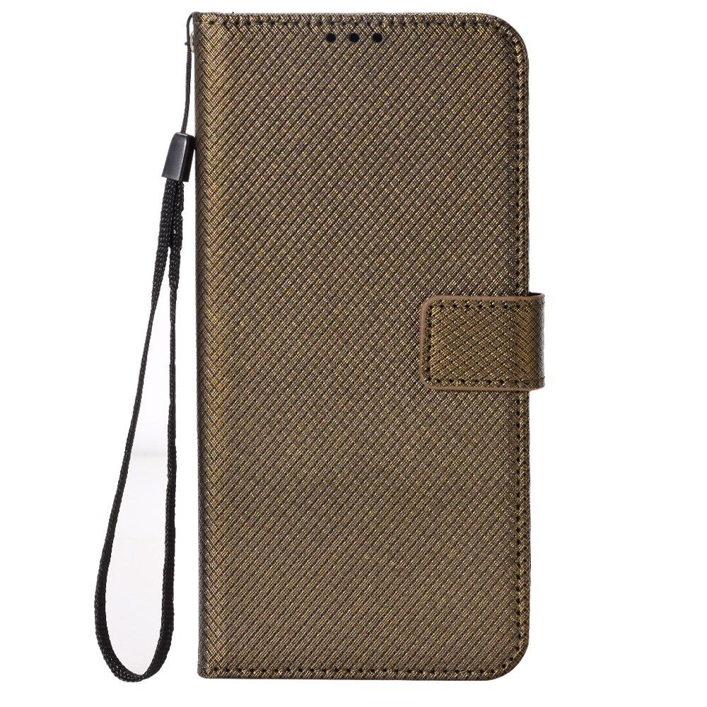 Suitable for TCL 403/503 phone case, TCL 505 phone case with diamond pattern, card slot, 50LE flip cover with strap, 502