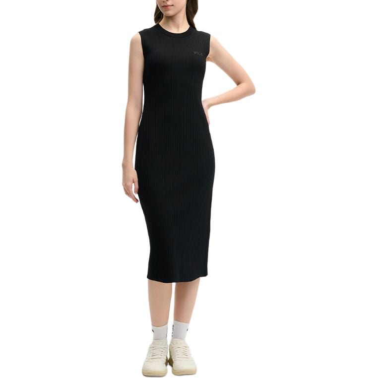 FILA MODERN HERITAGE Sleeveless Dress Women's Jet Black F51W528302F-BK