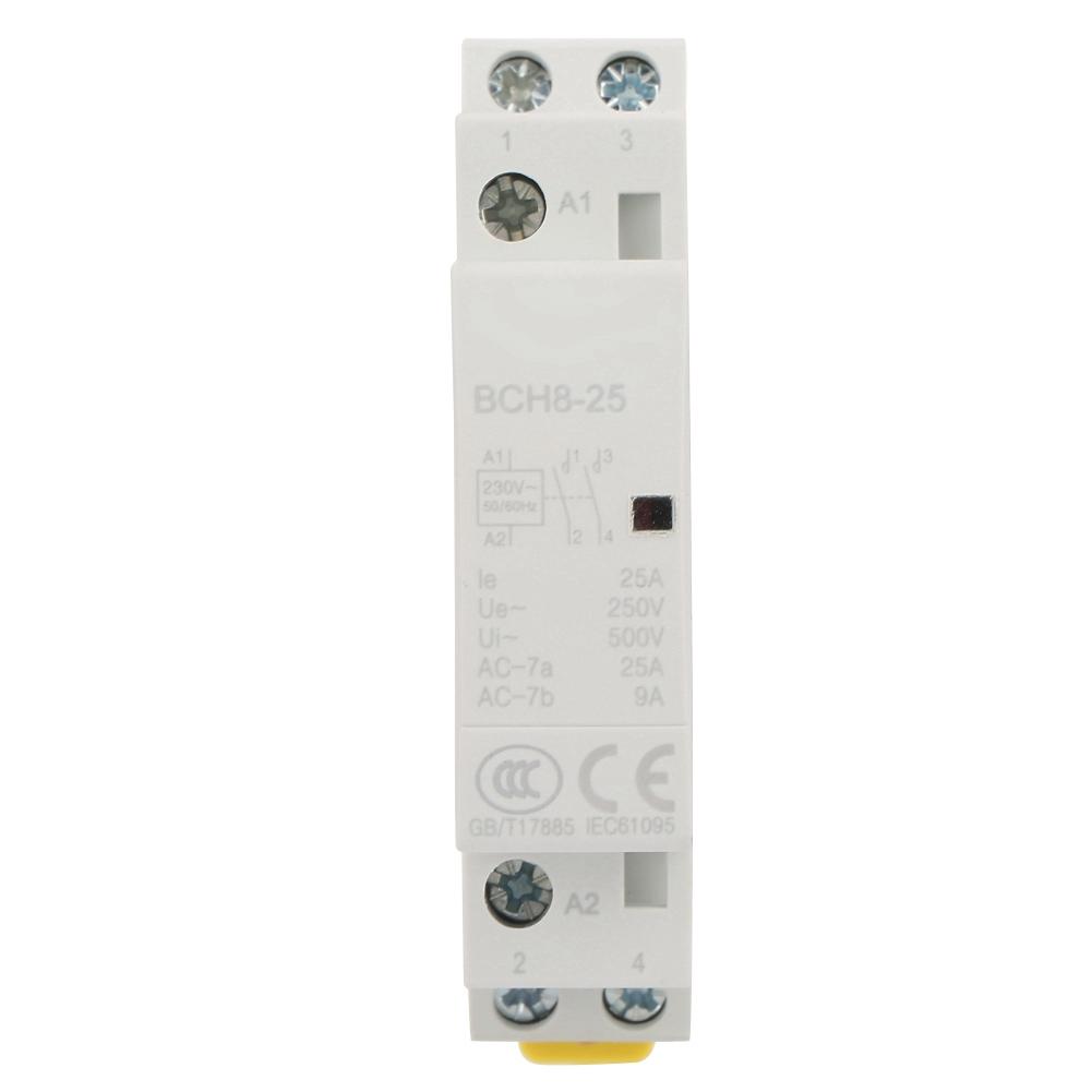 2P 25A 24V 1NO 1NC 5060Hz Din Rail Household?AC Contactor High Quality