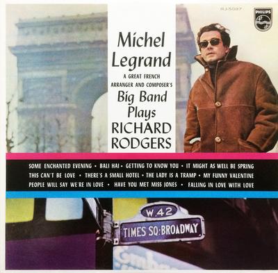 LP Record MICHEL LEGRAND  Plays Richard Rodgers RJ5037 PHILIPS 1972 Japan Jazz Used