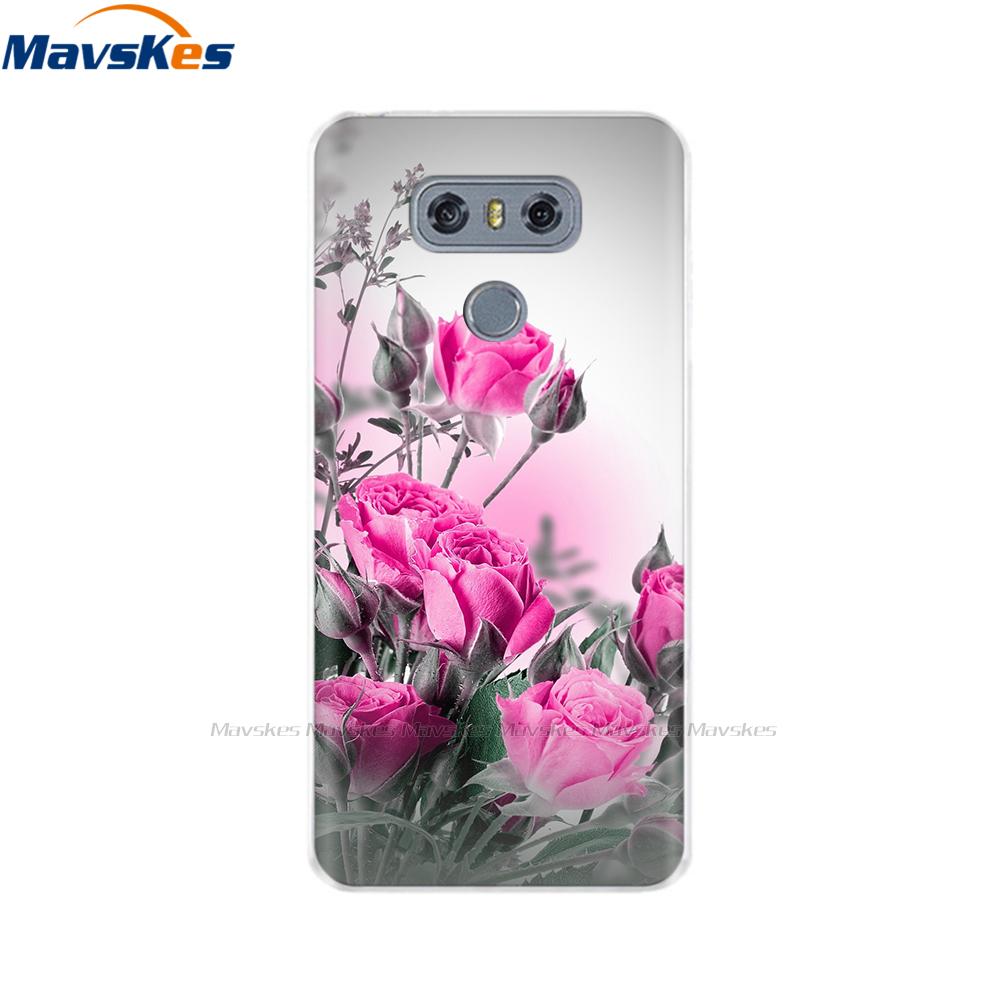 Soft TPU Case For Coque LG G5 G6 Case Cover Silicone Painted Phone Cover For LG G5 G6 Bumper Case Capa Fundas Coque