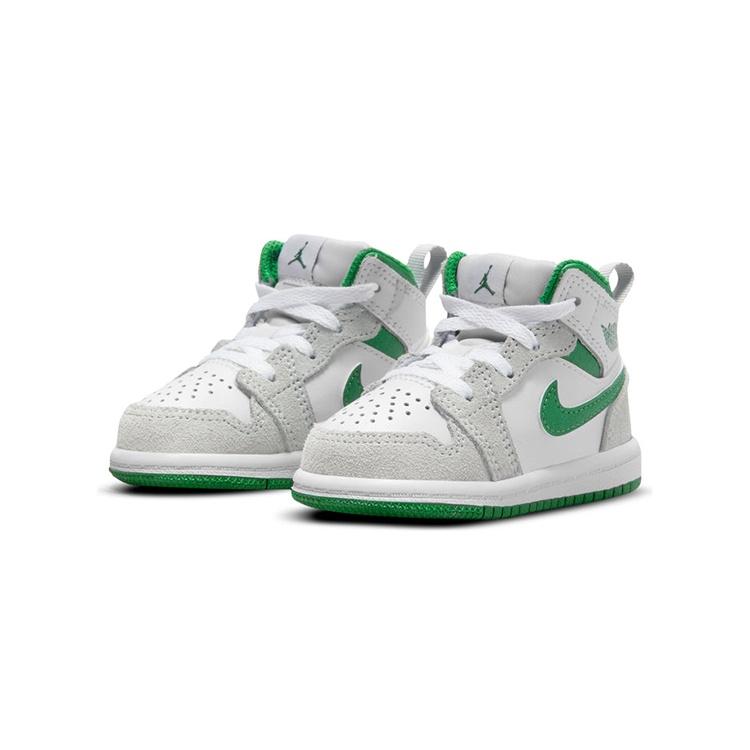 (TD) Air Jordan 1 Mid SE 'Grey Pine Green' Baby DC7250-103