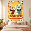 Tapiserie Cuphead de înaltă calitate pentru decorarea pereților din sufragerie, dormitor, cămin, ideală ca artă murală pentru dormitor sau cadou de sărbători