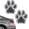 Moda Araba Dekorasyon Çıkartmaları Bling Rhinestone Paw Çıkartmaları Köpek Paw Baskı Araba Çıkartmaları Araba Tampon Penceresi Dizüstü Bilgisayarlar