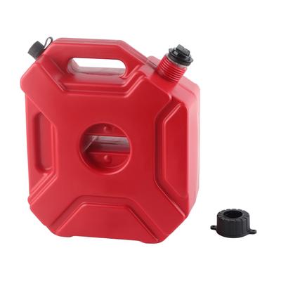 5L 1.3 Gallons Fuel Oil Tank Red Large Capacity Portable Gas Petrol Container for Cars Motorcycles UTV ATV Off Road
