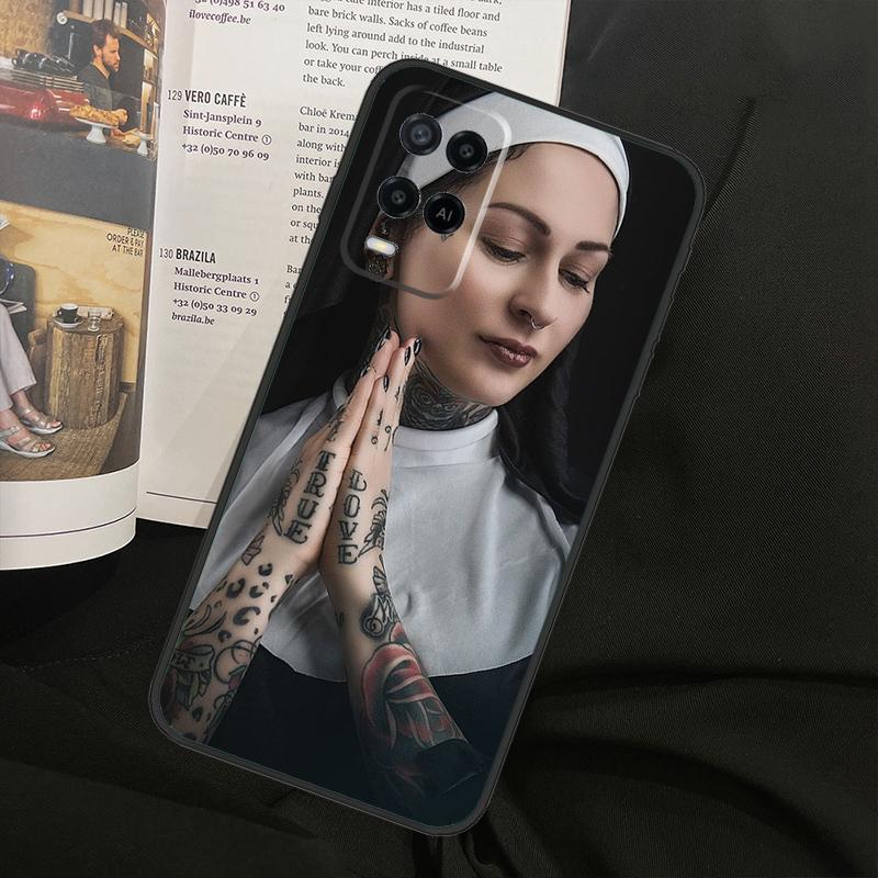 Sister Nun For Oppo A58 A18 A38 A78 A98 A17 A77 A80 A40 A60 A16 A76 A96 A74 A94 A54 A15 A57S Phone Case
