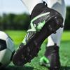 35-47 Botas de fútbol altas para hombres, zapatos de fútbol de cuero con clavos largos de gran tamaño, zapatos de fútbol para niños