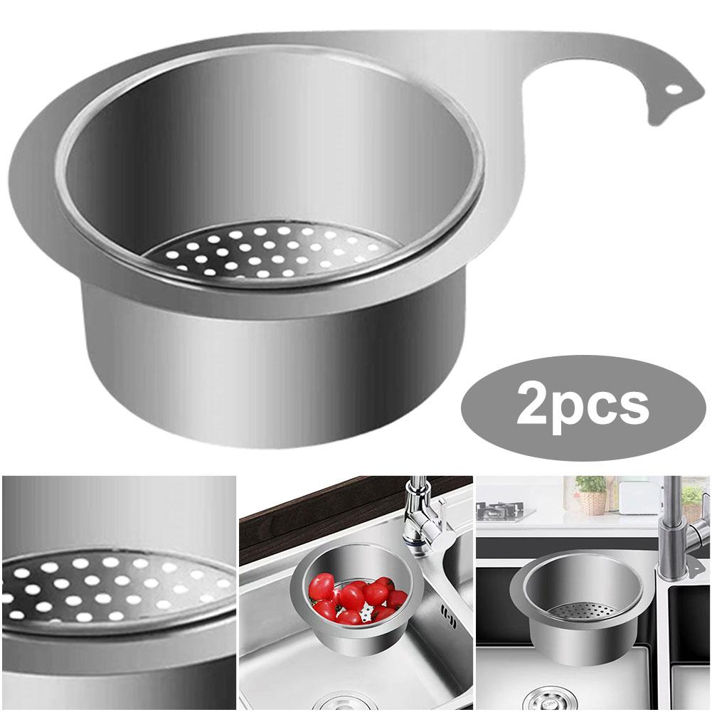 

Stainless Steel Swan Kitchen Sink Filter Storage Drainage Basket Kitchen Sink Drain Strainer for Kitchen Sink Fruits Wash Basket