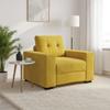 Armchair Yellow 100x78x80 Cm Velvet