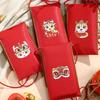 Traditional 2025 Snake Year Red Envelopes Blessing Lucky Money Pockets  Celebration Party