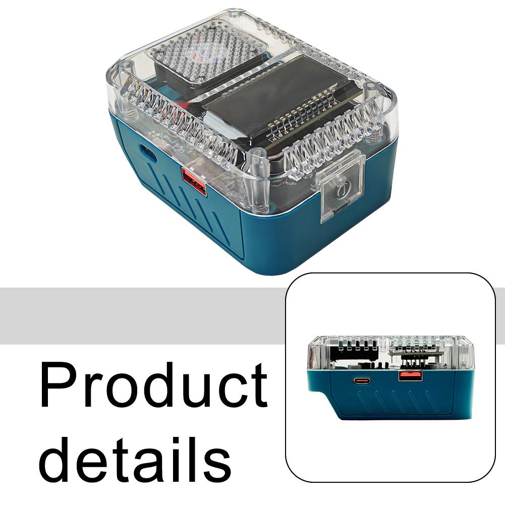 Efficient Lithium Battery Adapter for Rapid Charging with Digital Monitor