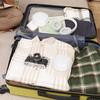 Compact Plastic Makeup Cotton Storage Box Square Design Clear Container Dustproof Lid For Small Spaces Travel