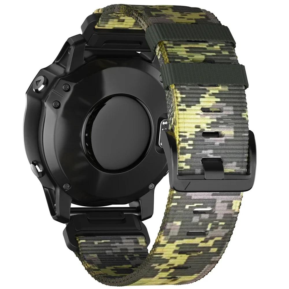 

Швидкознімний нейлоновий спортивний ремінець 22 мм Для Garmin Fenix 7X Pro 6X 5X 8X 8 Plus Tactix 7 AMOLED Epix Pro 51mm Enduro 2 26 мм Знімний ремінець QuickFit 26mm