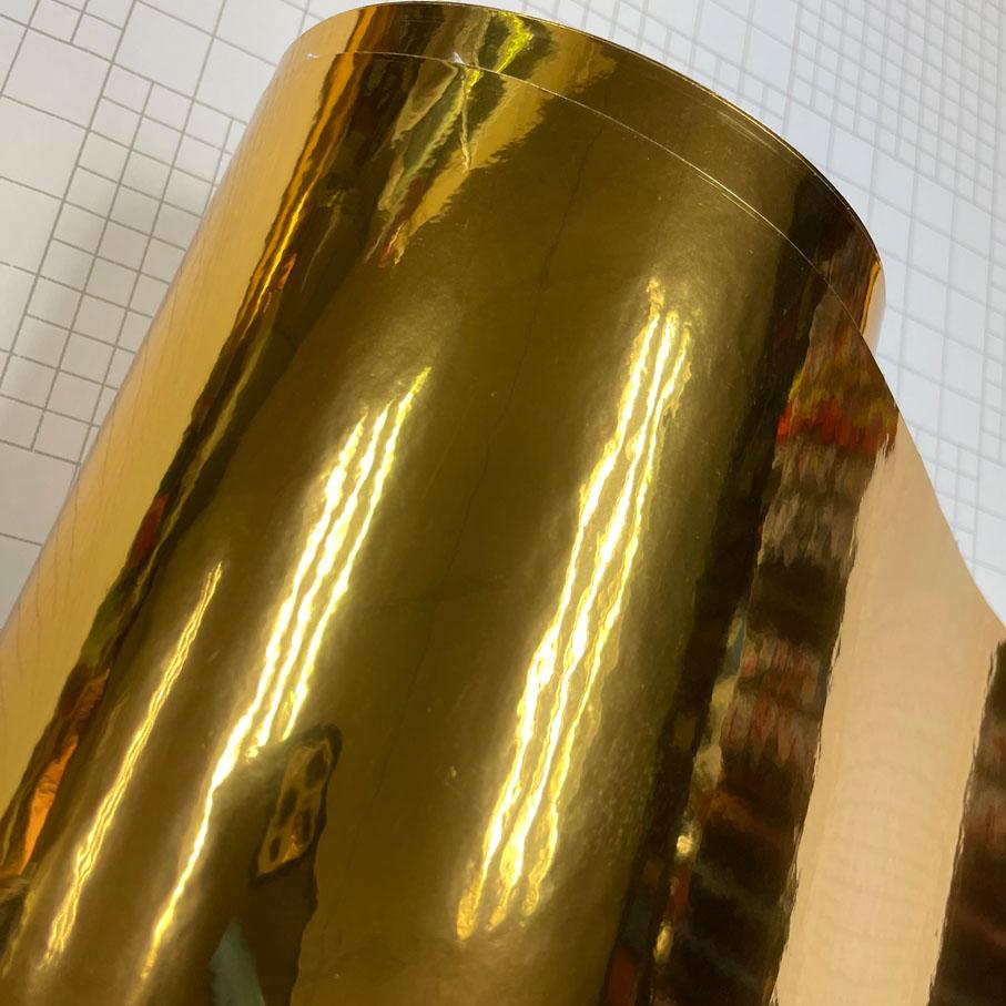 10/20/30/40/50/58x152cm Gold Golden Chrom Spiegel Auto Folie Abdeckung Film Aufkleber Decal Rolle Blatt Luftablass Blasenfrei