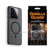 Premium Anti-Fingerprint Magnetic Corrugated Striped Phone Case for Xiaomi 15, Ultra-Thin Corrugated Frosted Personalized Clear, Simple And Black