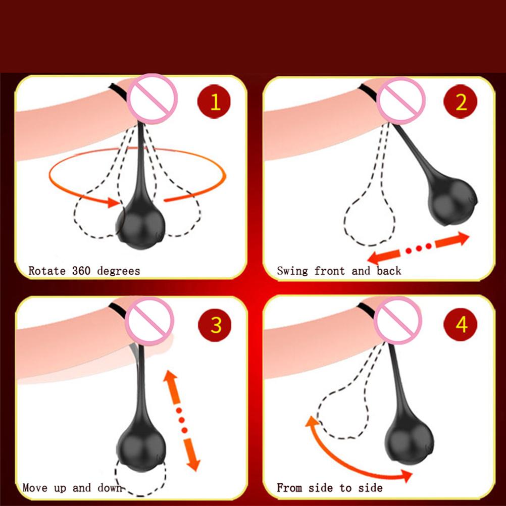 Penis Stretcher Weights for Men Silicone Ball Male Penis Extender Enlarger Stretcher Strap Ball