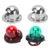 1 Pair Set 12V 24V Red Green Sailing Signal Light Marine Boat LED Bow Navigation Lamp Accessory