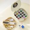 New Portable Magnetic Sewing Box Set Double-layer Durable Household Sewing Box Practical Hand Sewing Set Hand Sewing Tools