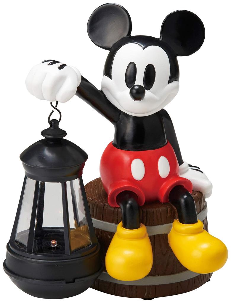 Seto Craft Solar Light (Mickey Mouse) SDD-2101 Black 17.3W X 14.7L X 21.7H Unit: Cm