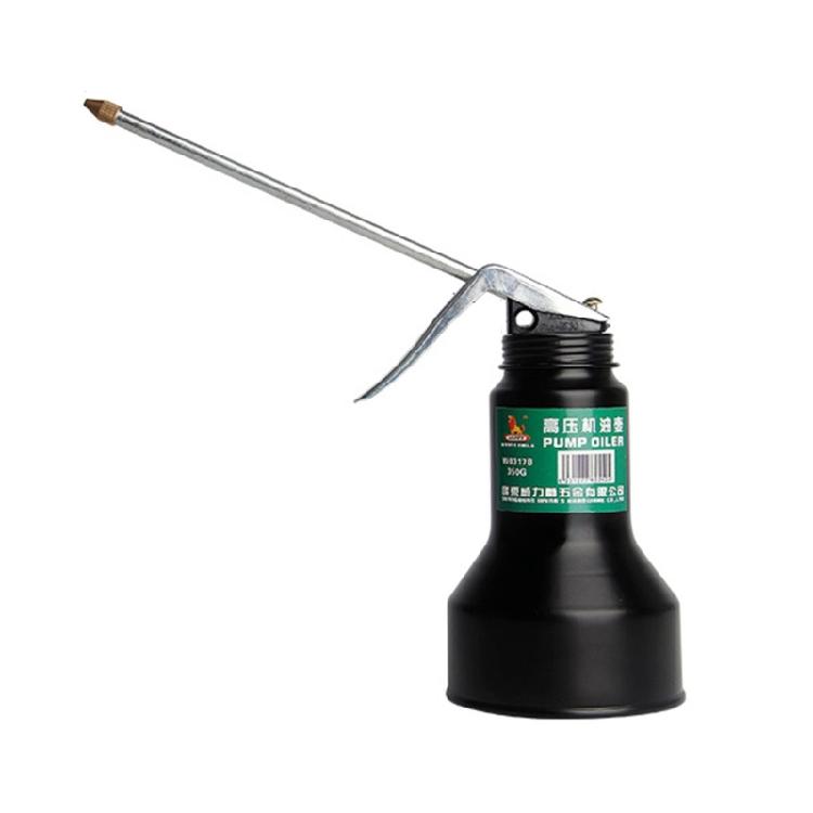 High Pressure Thumb Pump Oiler with Long Nozzle Oil Pot Spray Can Lubrication