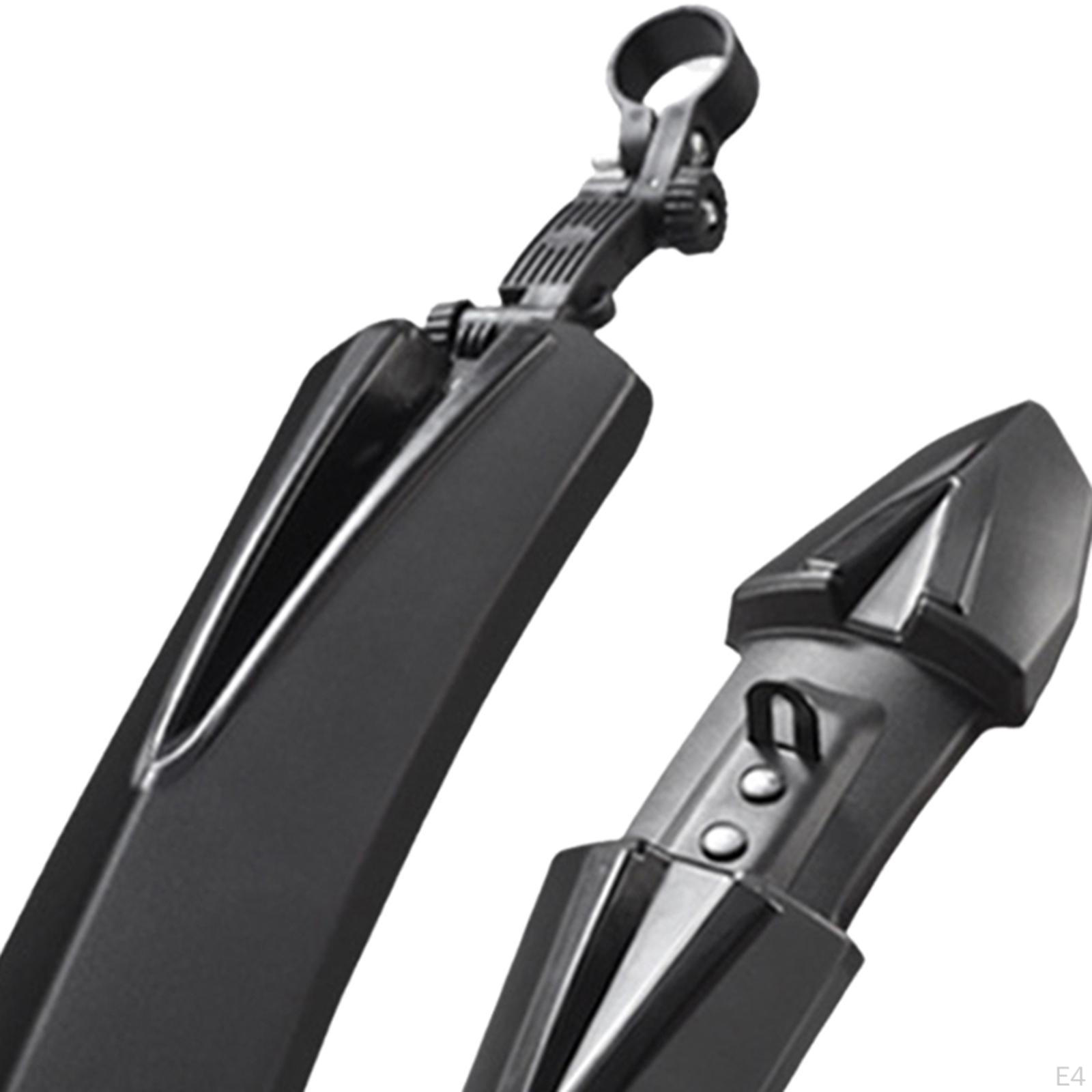 Переднее и заднее велосипедное крыло. Велосипедные крылья. Регулируемая защита от дождя — фото 6