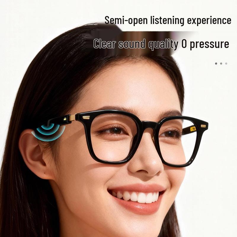 AI Smart Bluetooth Sunglasses with Music, Call & Photo Features, Long Battery Life