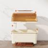 With Lid Dish Drying Rack Sealed Kitchen Storage Rack Storage Shelf Tableware Storage Box  Kitchen