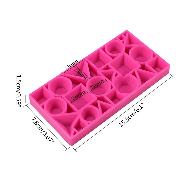 DIY Handmade Silicone Fondant Mold Family Chocolate Candy Sugar Craft Gum Paste Mold DIY Candle Resin Crafts Durable
